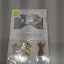 SwaddleDesigns Transitional Swaddle Sack, Arms Up Half-Length Sleeves & Mitten Cuffs, Swaddle for Newborn Transition to Baby Sleep Sack Wearable Blanket, 3-6 Month, 14-21 lb, Gray with Striped Trim