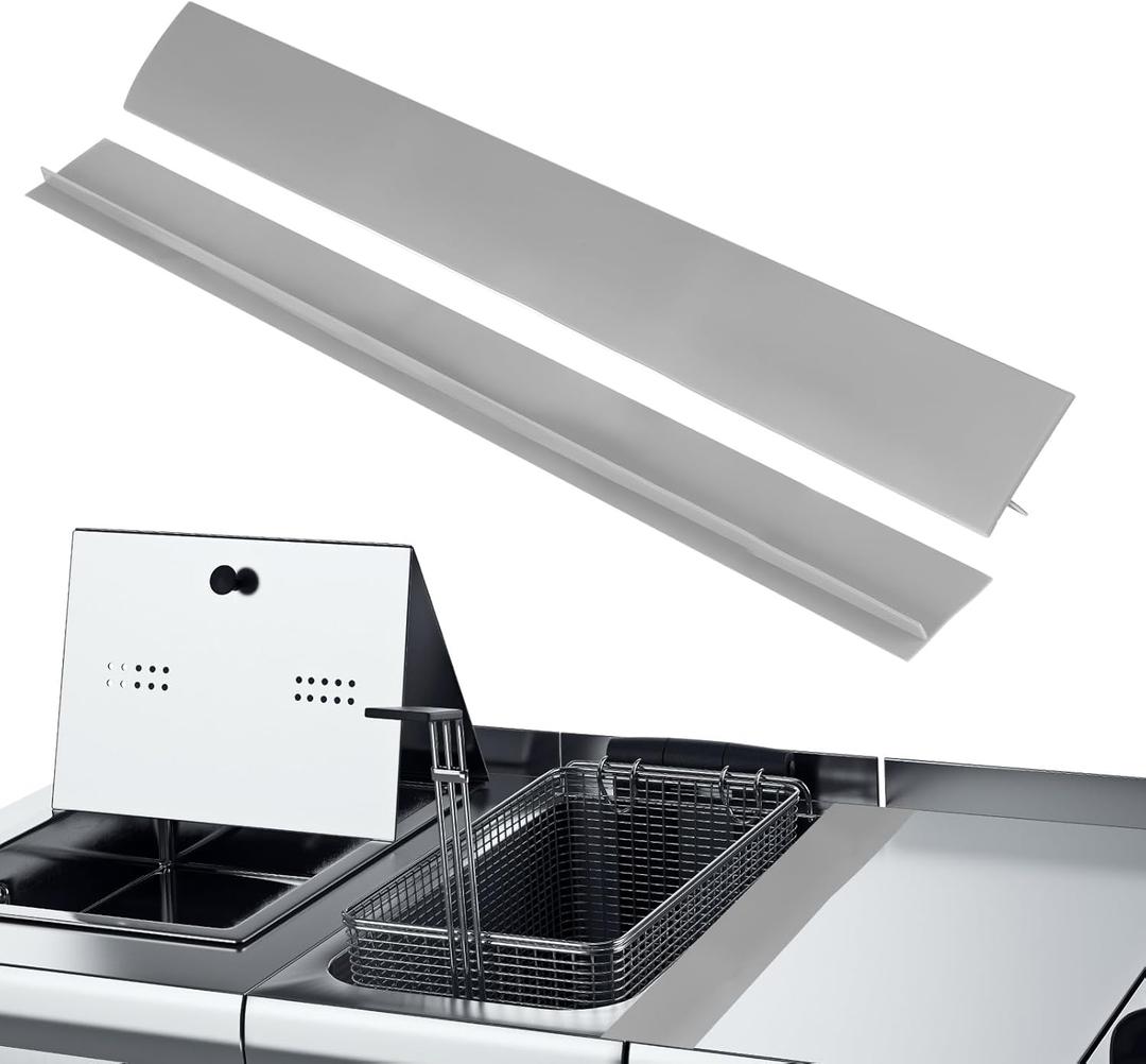 PATIKIL Silicone Stove Gap Covers, 2 Pack Kitchen Stove Gap Filler 25 Inch Heat Resistant Oven Gap Filler Seal Strips for Stovetop Ovens and Counter, Gray