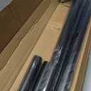 Tension Curtain Rod by EZFurni, 2 Sets 42-123 Inches, Heavy Duty Tension Rods for Windows, No Drilling Adjustable Curtain Rod for Patio, Hold Up Blackout Curtains and Non Slip, Black