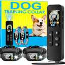 Dog Shock Collar for 2 Dogs (10-120Lbs), 4200FT Remote Training Collar with Light for Night Walks, 3 Training Modes, IP67 Waterproof Rechargeable E-Collar with Exclusive Shock Lock