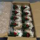 Heigble 20 Pack Christmas Mini Soap Favors Bulk Handmade Holiday Christmas Scented Soap Gifts for Guests Wedding Party Baby Shower Bridal Shower Home Office Decor Gifts(2.3 x 2.3 Inch,Snowflake)