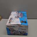 Toy Drum Set for Toddlers Upgrade Drums Kit Kids Jazz Drum Set with Stool, 5 Drums Percussion Musical Instruments Toys for 3 4 5 Year Old Boys Girls Gifts (Blue)