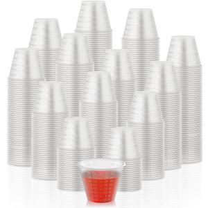 Lilymicky 1000 Count 1 oz Disposable Medicine Cups, 1 oz Plastic Med Cups For Mixed Pills, Medication Measuring, Resin Mixing