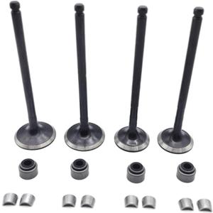 Intake Valve Exhaust Valves Seals Kit Fit for Polaris Predator 500 2003-2007 Outlaw 500 2006-2007 Replace 3087981 3087982