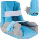 Heel Protectors Cushions for Heel Pain and Pressure, Adjustable Foot Support Pillow to Relief Bed Sores and Ulcers for Bedridden Patient (Blue)