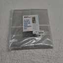 Simple Houseware 24 Pockets - Crystal Clear Over The Door Hanging Shoe Organizer, Gray (64'' x 19'')