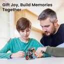 Solar Robot Building Kit STEM Gift for Boys Aged 8-13, DIY 15-in-1 Educational Science Building Toy, Solar or Battery Powered Robotic Set for Children Birthday with 212 Pieces