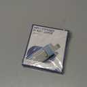 Apple MFi Certified 128GB Flash Drive for iPhone Thumb Drive Photo Stick, USB Memory Stick iPhone Flash Drive for Photos Videos, High Speed Jump Drive Compatible for iPhone/iPad/Android/PC (Blue)