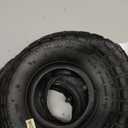 Potreba Tire & Inner Tube Set 4.10/3.50-4 (Fits 3.00-4) 10" Pneumatic Wheel Kit for Wheelbarrow, Hand Trolley, 4" Rim, 2 Pack