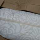 Boppy Nursing Pillow - Firm, Ergonomic U-Shaped Bottle and Breastfeeding Pillow with High Lift for Comfort and Support, Spacious Surface - Cream Retro Squiggles