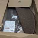 Qingbei Rina Stair Treads,8.7x26 13 PCS Stair Treads Non Slip Indoor,Stair Runner for Wooden Steps,Bullnose Stair Carpet for Dogs Kids (Brown)