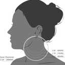 Huge Gold Hoop Earrings for Women - Plated Stainless Steel, 70-100mm Large Hooped Earrings
