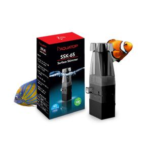 Aquatop Aquarium Surface Skimmer  65 GPH Flow Rate  Efficient Waste Removal  Ideal for Tanks Up to 100 Gallons  Ideal for Freshwater & Saltwater Compatible