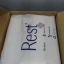 REST Evercool Cooling Comforter, Full/Queen, Blanket for Hot Sleepers, All Season Bedding to Keep Cool for Night Sweats, Breathable Lightweight Blanket, 90"x90" Inches, Arctic White