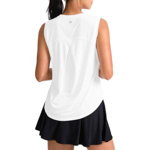SANTINY Women's Sleeveless Workout Tops Breathable Lightweight Active Tennis Yoga Shirts Athletic Running Tank Tops for Women