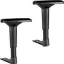 Frassie Height Adjustable Chair Armrest Pair Replacement, Gaming Boss Chair Arms Set (4D)