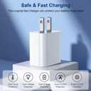 GREPHONE iPhone Charger Fast Charging,20W PD USB C Wall Charger 4 Pack with 6FT Fast Charging Cable - Fast Charger for iPhone 14/14 Pro Max/13/13 Pro/12/12 Pro/11/11 Pro/XS, iPad