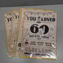 5 x Giant 60th Birthday Gift Cards for Women Man Large sixty Birthday Card Happy 60th Birthday Party Decorations Best 60 Year Old Birthday Gifts Ideas