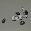 4PCS Wireless LED Strobe Lights with Remote Control, 8 Colors USB Charing Waterproof Anti-Collision Led Emergency Warning Lights for Car Motorcycle Drone Aircraft Bike