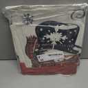 AVOIN colorlife Merry Christmas Snowman Let It Snow Throw Pillow Covers, 18 x 18 Inch Xmas Tree Winter Holiday Cushion Case Decoration for Sofa Couch Set of 4 (Red)