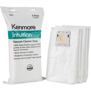 Kenmore IB600 HEPA Replacement Intuition Upright Vacuum Cleaner Bags for BU4022, BU4020, BU4018, BU4050, BU3040,White