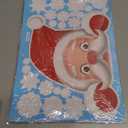 5 x 465 PCS 10 Sheet Double-Sided Christmas Window Clings, Christmas Snowflake Window Clings Stickers for Glass, Xmas Holiday Santa Claus Reindeer Snowflake Decals for Party