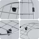 16"13" Sink Protector Stainless Steel Sink Bottom Grid for Kitchen | Heavy Duty Kitchen Grid Sinks Bottom Protector Center Drain Hole Metal Sink-Grates Sink-Rack for Kitchen (1 Pack, 16"13")