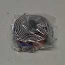 Floor/Door Flat Transition Strip & Self Adhesive Floor Vinyl Floor Edge Trim Laminate Floor Gap Covering Joining Strip (5cm, 3.28Ft, Grey Wood Grain)