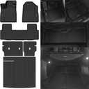 Naibeve Floor Mats for 2026 Honda Passport - All Weather Custom Fit for 2026 Honda Passport Floor Mats Cargo Mat Trunk Mat Backrest Mats Protector Accessories