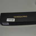 VANESSA PRO Flat Iron Hair Straightener, 100% Pure Titanium Flat Iron for One Pass to Achieve a Sleek Look, Curls Beautifully & Straightens Well - 1 inch