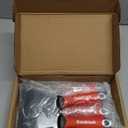 Goldblatt 4-piece Stainless Steel Joint Knife Set, 3-piece 4'', 5'', 6'' Putty Knives and 9-in-1 Multi-Tool Painter Scraper, Soft Handle with Hammer End, for Drywall