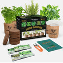 Indoor Herb Garden Starter Kit, 5 Non-GMO Herb Seeds - Basil, Parsley