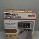 AIRMSEN 20 Bar Espresso Machine with Automatic Milk Frother, Cappuccino & Latte Coffee Maker with Quick Brew Dual Boiler (1350W + 1000W), Stainless Steel, 60oz Water Tank, Touchscreen