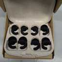 HeyFir Ultra-Soft Noise Cancelling Ear Plugs, Reusable Silicone for Sleep Concerts Travel Office,33dB (NRR),Ergonomic Integrated Design Fit for Small Ear Canals Noise Sensitivity (Black, 4 Pairs)