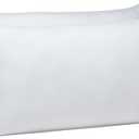 Amazon Basics Down-Alternative Pillows for Stomach and Back Sleepers, Soft Density, 20 x 36 inches, 2-Pack, White