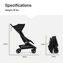 Bugaboo Butterfly 2 Ultra-Compact Travel Stroller One-Second Fold