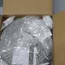 LazBlinds Light Filtering Vertical Blinds Replacement Slats  Polyester Fabric for Sliding Glass Door, Patio & Windows, 82.5"x3.5", 25 Pack, Grey