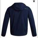 Spyder Mens Windbreaker Jacket - Lightweight Insulated Water-Resistant Active Zip Up Hooded Windbreaker Jackets for Men, Medium