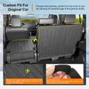 powoq 5 Seats Cargo Mat Compatible with 2025 2026 Toyota 4Runner Trunk Mat (No Hybrid EV & i-Force MAX) Cargo Liner TPE Back Seat Protector Trunk Liner Replacement for 2025 2026 4Runner Accessories