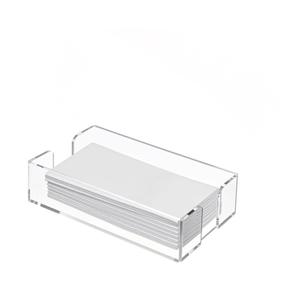 Dimeho Clear Napkin Holder, 2 Pcs Acrylic Guest Towel Holder 9” x 5.5” x2.5” Flat Napkin Holders Clear Bathroom Napkins Holders Towels Storage Tray for Kitchen Dining Room Restaurant Hotel Weddings Dimeho Clear Napkin Holder, 2 Pcs Acrylic Guest Towel Holder 9” x 5.5” x2.5” Flat Napkin Holders Clear Bathroom Napkins Holders Towels Storage Tray for Kitchen Dining Room Restaurant Hotel Weddings