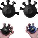 Glitzgrip Arm Builder 2025 New Hand Forearm Ball Strengthener and Finger Grip Exerciser Balls Wrist Strengthening Guitar Finger Gripper Strength Trainer Hand Squeezer Stretcher Extender Workout