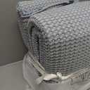 Levtex Home Mills Waffle King Bedspread Set (122x106in) with 2 Pillow Shams (36x20in) - Chambray - Cotton Waffle King Size Bedspread Set - Soft, Pre-Washed