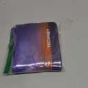 TECKNET Mouse Pad with Anti-fray Stitching, Waterproof Surface & Non-Slip Rubber Base with Stitched Edges Gaming Mouse Mat for LaptopCompatible with Laser and Optical Mice- Dark Purple Galaxy (10.6L x 8.2W inches)