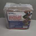 Premium Coconut Chip Substrate for Reptiles by ReptiPlus - 10 LB Compressed Block Expands up to 72 Quarts - Natural Bedding for Ball Pythons, Tortoises, Hermit Crabs, Bearded Dragon Habitats