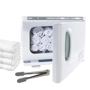 JXSDLIY Towel Warmer, 2-in-1 Professional Hot Towel Heater Cabinet for Spa Salon Home Bathroom, 8L, White