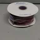 Ribbli Burgundy Velvet Wired Ribbon 2.5 Inch Velvet with Satin Christmas Ribbon for Gift Wrapping Christmas Tree Decoration Crafts Wreaths Supplies-Continuous 10 Yards