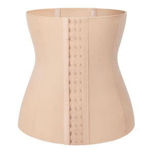 Werena Waist Trainer for Women Corset Shapewear Tummy Control Slimming Body Shaper Girdle Waist Cincher Postpartum Belly Band M Beige