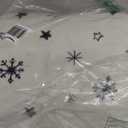 Artoid Mode Watercolor Buffalo Plaid Xmas Tree Merry Christmas Area Rug, Winter Home Decor Low-Profile Washable Area Rugs for Entryway Bedroom Bathroom Laundry Room Office Indoor 4x6 Feet (Black/White)