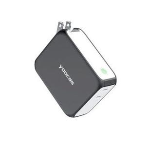 yoocas Portable Power Bank, 2in1 Hybrid Charger-5000mAh 20W Portable Charger with 45W GaN Charger-USB C Dual Ports for MacBook, Dell, Samsung, iPhone, iPad, Switch,Steam Deck and ect-Black & White