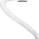 Spiral Coated Dough Hook for Kitchen-Aid 6qt Pro 600 Series Bowl-Lift Stand Mixer - Metal 6 quart Dough Hook Attachment for KNS256CDH KP26M1XLC KP26M1X KG25H3X0B KG25H3XSL KV25G0X KV25G8X KV25H0X etc